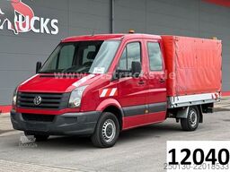 VW Crafter 35 Doppelkabine Pritsche + Plane