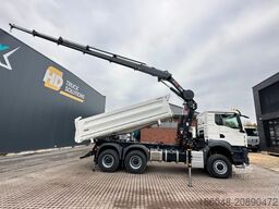 MAN TGS 33.440 6x6 /3-Seiten- Kipper / Kran HIAB 302