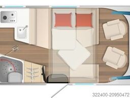 BÜRSTNER Campeo TD 676 G SAT-Antenne, 240 Ah Lithium