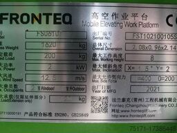 Fronteq FS0610T CE Declaration, 6.7m Working Height, 200kg