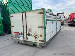  CONTAINER SCARRABILE USATO A PIANALE CON SPONDE