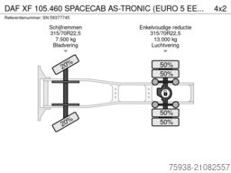 DAF XF 105.460 SPACECAB AS-TRONIC (EURO 5 EEV / AS-...