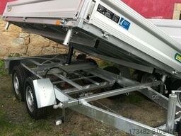 UNSINN FZ-TECHNIK WEB DK 3-Seitenkipper 306x175 cm, 2,6 t  E-Pumpe