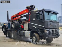 Renault K 520 K 6X6 Palfinger S260L87 Holz Crane wood t...