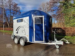 Cheval Liberté 2er Pferde Trailer Gold 3 premium blau Sattelkammer