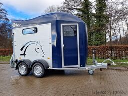 Cheval Liberté 2er Pferde Trailer Gold 3 premium blau Sattelkammer