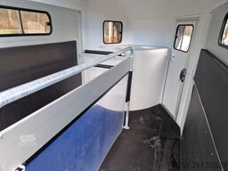 Cheval Liberté 2er Pferde Trailer Gold 3 premium blau Sattelkammer