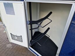 Cheval Liberté 2er Pferde Trailer Gold 3 premium blau Sattelkammer