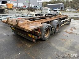Kaupe 3 akslet hook trailer with tipper for sale as a re