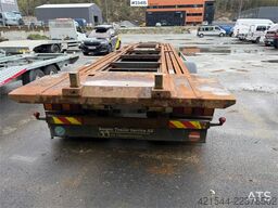 Kaupe 3 akslet hook trailer with tipper for sale as a re