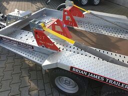 Brian James Trailers Digger Plant mit TracStrap Ladungssicherung