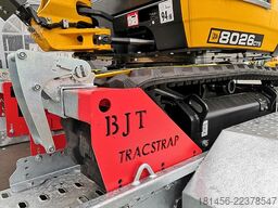 Brian James Trailers Digger Plant mit TracStrap Ladungssicherung