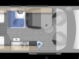 CLEVER Spirit 600 - Längsbetten - Modelljahr 2026