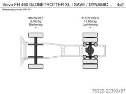 Volvo FH 460 GLOBETROTTER XL I SAVE / DYNAMIC STEERIN...