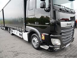 DAF XF 480 / ZESTAW TANDEM 120 M3 / PRZEJAZDOWY / I-