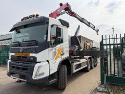 Volvo FMX 500 8x4 TRIDEM HOOKLIFT + CRANE HMF 2320 K4...