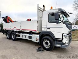 Volvo FM 420 6x4 BAUSTOFF + KRAN PALFINGER PK18502 SH...