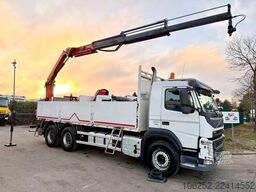 Volvo FM 420 6x4 BAUSTOFF + KRAN PALFINGER PK18502 SH...