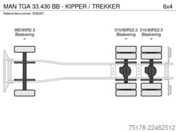 MAN TGA 33.430 BB - KIPPER / TREKKER