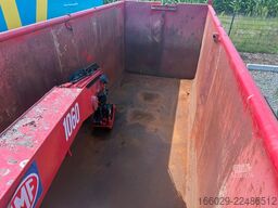  Abrollcontainer mit HMF Kran