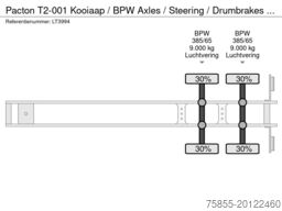 Pacton T2-001 Kooiaap / BPW Axles / Steering / Drumbra...