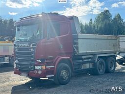 Scania R730 6x4 Tipper Truck w/ 2015 Nor Slep Triple-Axle