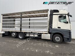 Mercedes-Benz Actros 2545 LL Pritsche, Klima, Standklima, PPC, EU 6