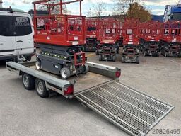 HULCO 3to Tandem Anhänger mit Skyjack Hebebühne SJ3219