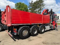 Scania G490 8x4 TRIDEM TIPPER + CRANE FASSI F275A.2.25...