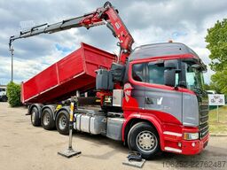 Scania G490 8x4 TRIDEM PRITSCHE + KRAN FASSI F275A.2.2...