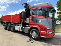 Scania G490 8x4 TRIDEM PRITSCHE + KRAN FASSI F275A.2.2...