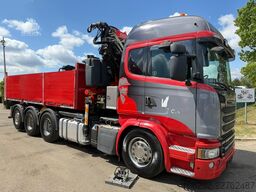 Scania G490 8x4 TRIDEM PRITSCHE + KRAN FASSI F275A.2.2...