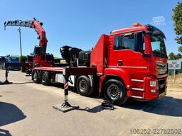 MAN TGS 37.440 8X4 PRITSCHE + KRAN FASSI F820 (6x) ...