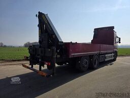 VOLVO FH 460 Globe Baustoffpritsche mit Kran Palfinger