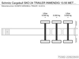 Schmitz Cargobull SKO 24 TRAILER INWENDIG 13.55 METER - OJ-25-VL
