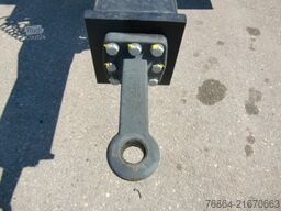 KRONE 1-ACHS LAFETTE KRONE ACHSE, HECKABSTüTZUNG,