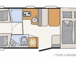 DETHLEFFS Trend I 7057 EB *Dach-Klima*Solar+Lithium*AHK*