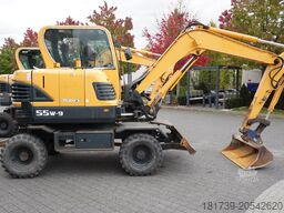 Hyundai Robex 55W-9 Wheeled Excavator 5.5t / 2pc