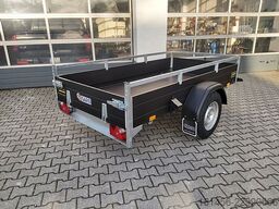 Saris schwarzer Anhänger Aluminium 1300kg gebremst