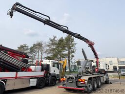 Volvo FMX 500 8x4 TRIDEM HOOKLIFT + CRANE HMF 2320 K4...