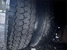 M&V 3 axle machine trailer repair object w/ hydraulic