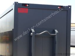 Decker Containerbau Bürocontainer 20ft, auf ABR, sofort