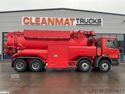 Mercedes-Benz Actros 4141 8x4 RVS Naaktgeboren drogestoffen J...