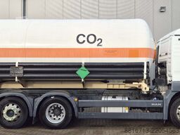 MAN gas tank ADR truck for carbon dioxide