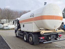 MAN gas tank ADR truck for carbon dioxide