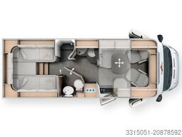 MALIBU T 450 RB LE Lithium+TV+Hubbett+Kamera