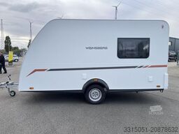 WEINSBERG CaraCito 390 QD 1350kg+Dusche+Steckdosen-Paket