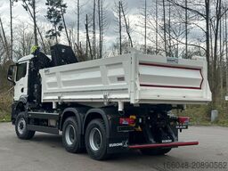 MAN TGS 33.440 6x6 /3-Seiten- Kipper /  HIAB 228-4