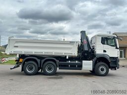 MAN TGS 33.440 6x6 /3-Seiten- Kipper / HIAB 228-4