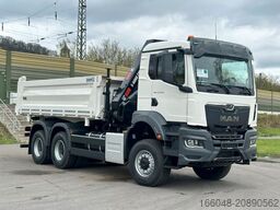 MAN TGS 33.440 6x6 /3-Seiten- Kipper / HIAB 228-4